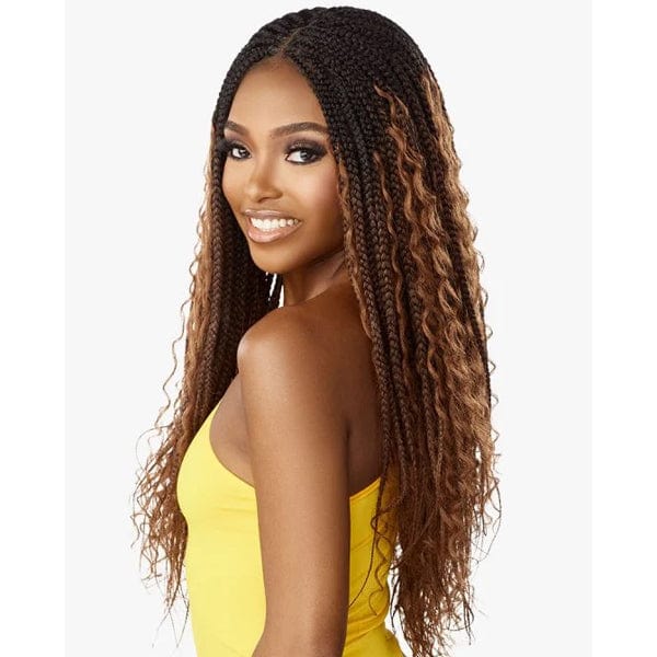 Sensationnel Cloud 9 4x4 Braid Lace Front Wig - MERMAID BOX BRAID 30�� - Airhomei