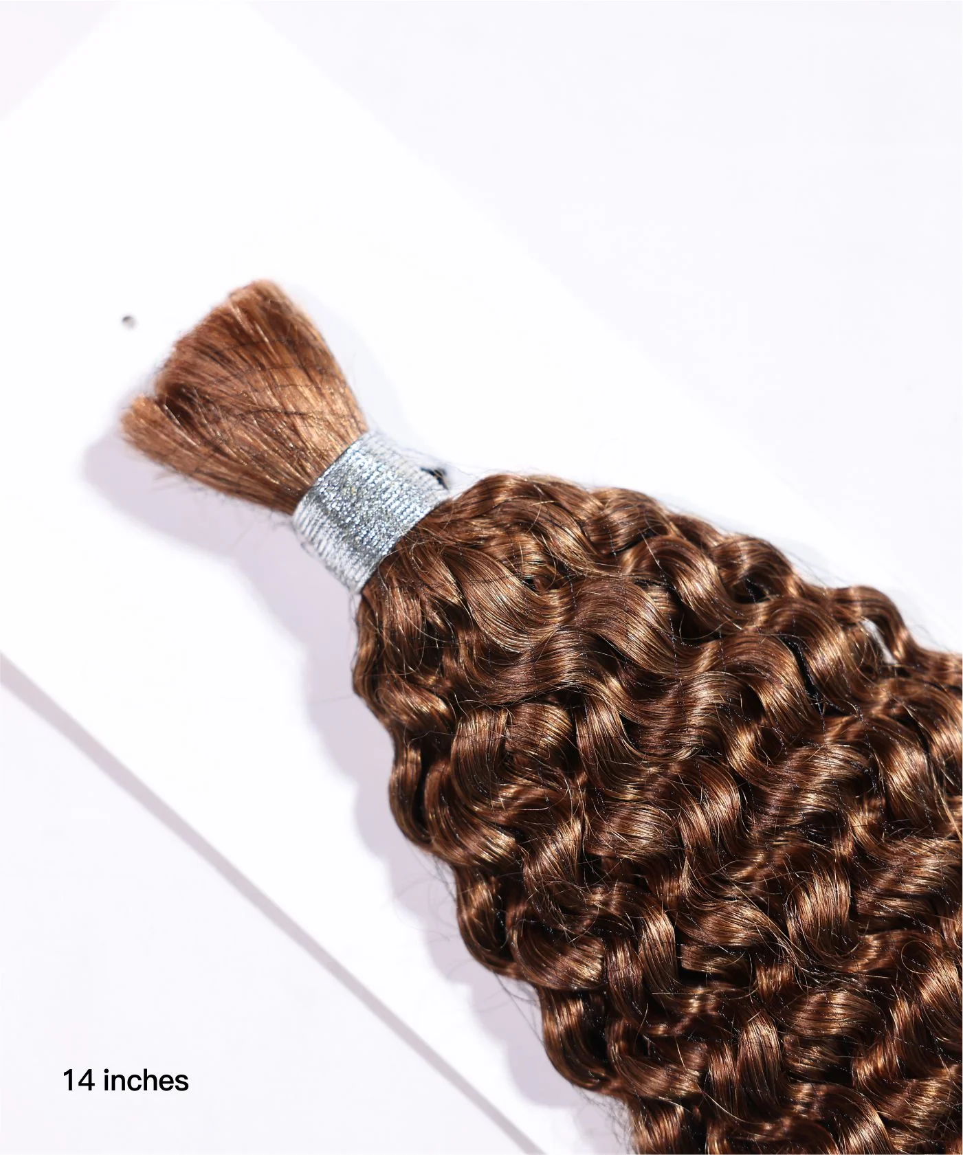 Brown #30 Bulk Hair Extensions 100% Virgin Human Braiding Hair  (Scheduled to ship in 1-2 weeks) - Airhomei