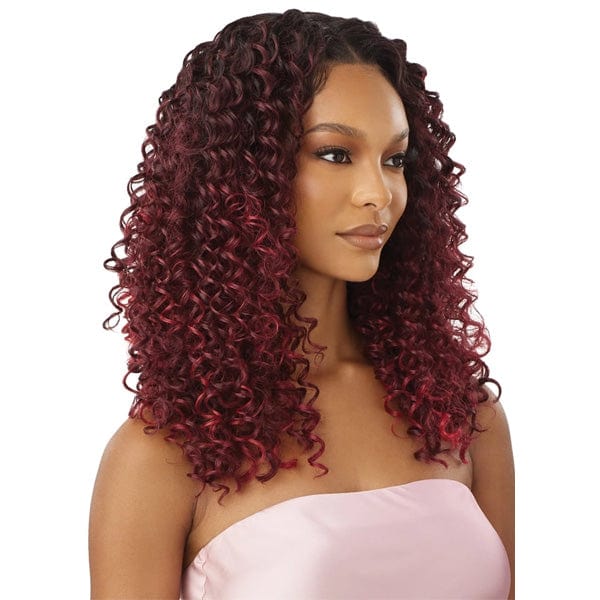 Outre Airtied Human Hair Blend Glueless 13X6 HD Lace Front Wig - HHB DOMINICAN CURLY 22