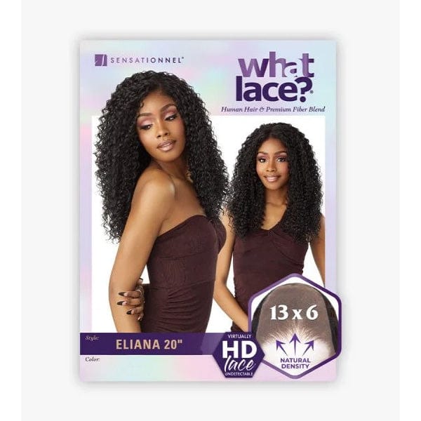 Sensationnel Cloud9 What Lace Human Hair Blend 13x6 Frontal Lace Wig - ELIANA 20�� - Airhomei
