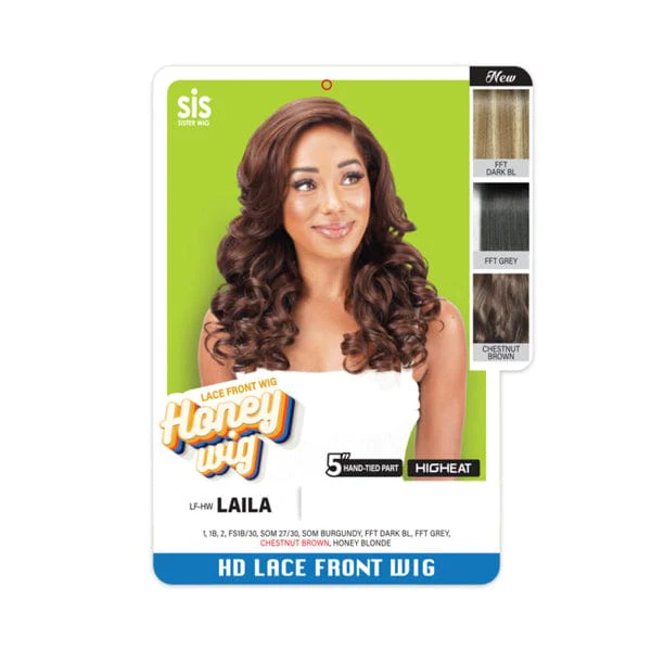 Zury Sis Honey Wig Synthetic HD Lace Front Wig - LF HW LAILA - Airhomei