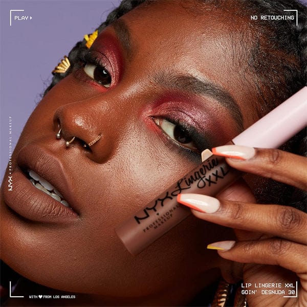 NYX LIP LINGERIE XXL MATTE LIQUID LIPSTICK-(1) - (C) - Airhomei