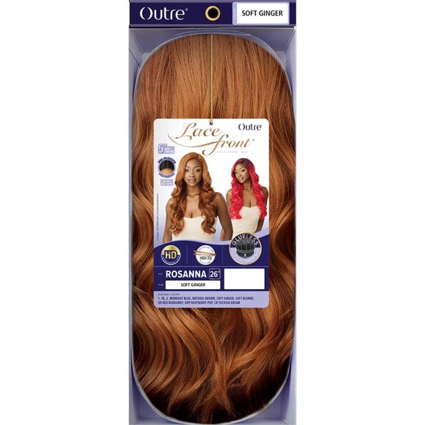 Outre Synthetic Swiss HD Lace Front Wig - ROSANNA - Airhomei
