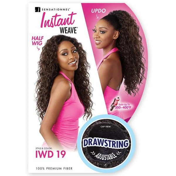 Sensationnel Synthetic Half Wig Instant Weave Drawstring Cap - IWD 19 - Airhomei
