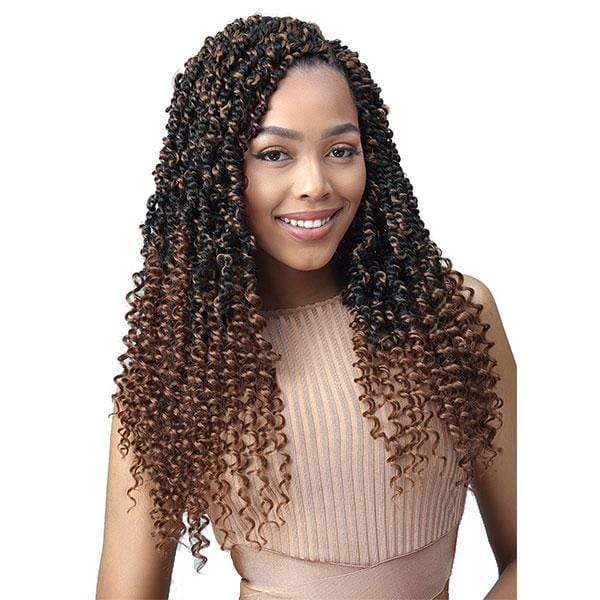 Bobbi Boss Synthetic Crochet Braid - 2X KNOTLESS PASSION TWIST 18 - Airhomei