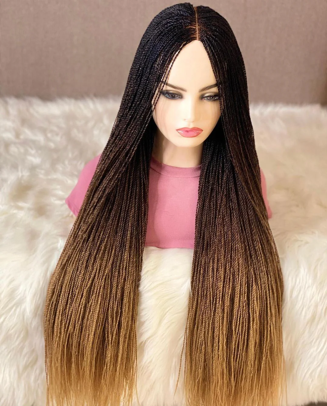 Ombre Micro Twist Braid Wig - Airhomei