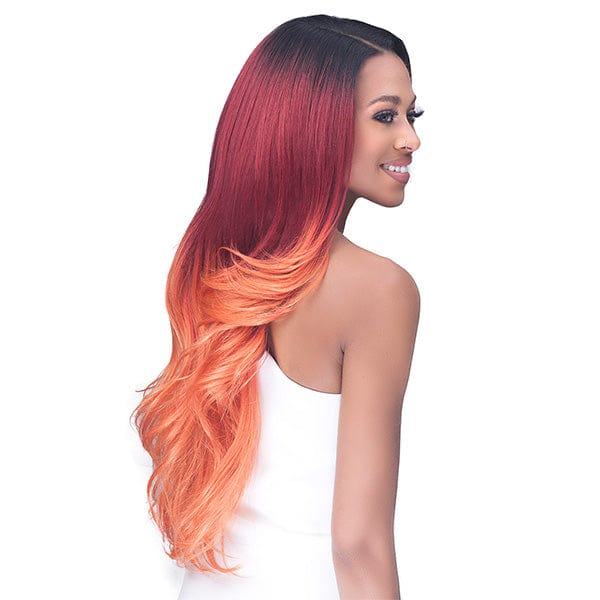 Bobbi Boss Super Laid Flat Deep Part Lace Wig - MLF763 CLEMENTINE - Airhomei