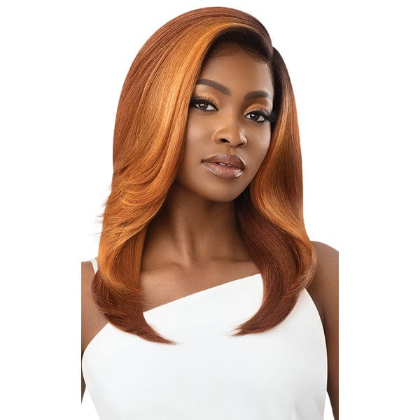Outre Synthetic Sleeklay Part HD Lace Front Wig -  VERNISHA - Airhomei