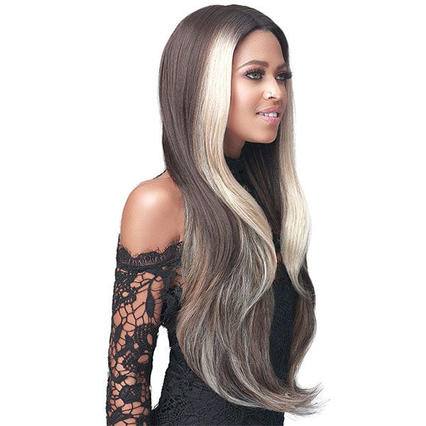 Bobbi Boss Human Hair Blend Deep Part Lace Front Wig - MBLF362 ROSE - Airhomei