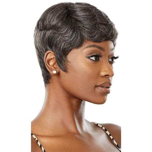 Outre 100% Human Hair Fab & Fly Gray Glamour Wig - ADDISON - Airhomei