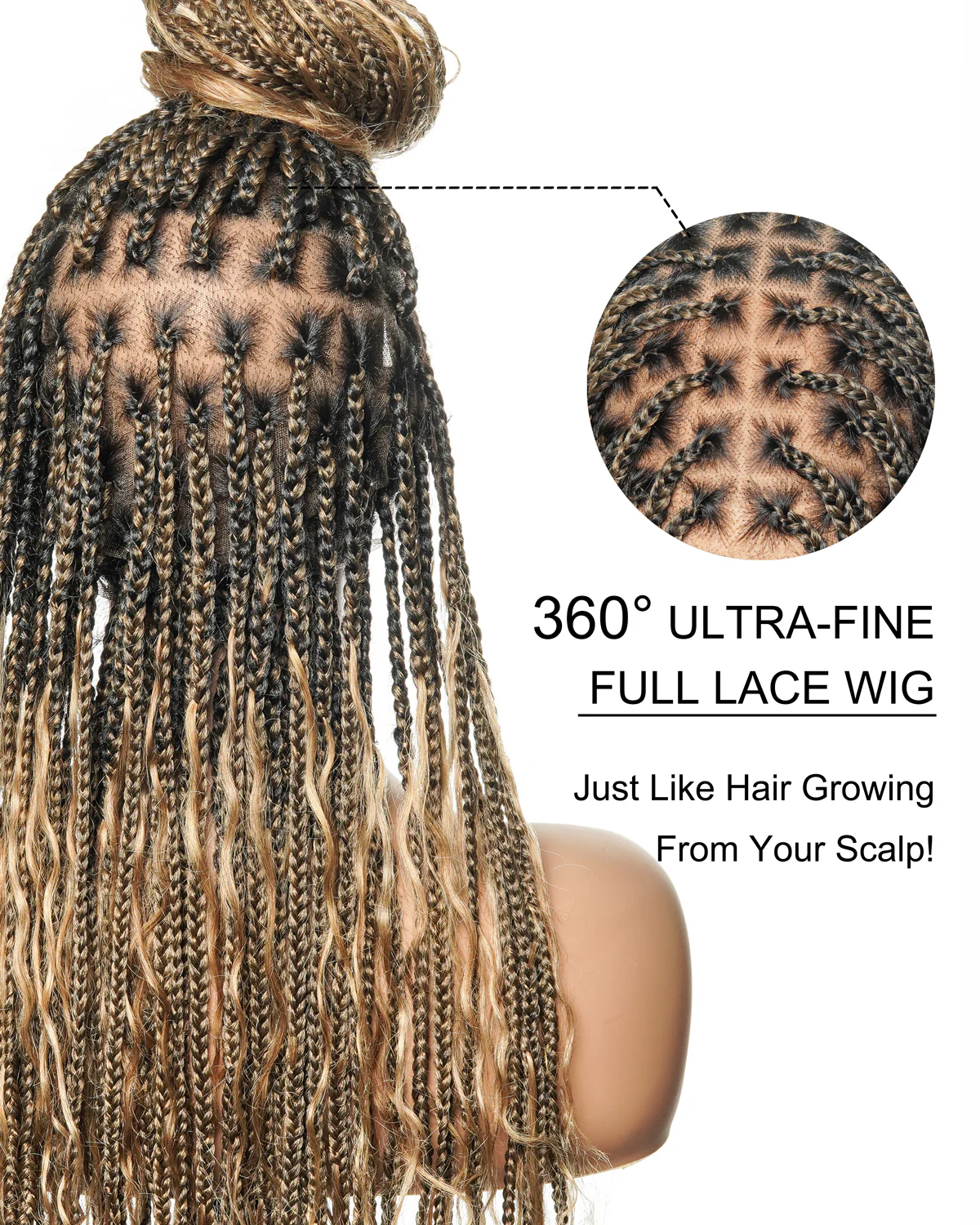 (Pre Bleached Human Hair Lace) High density Square Base HD Lace Lightweight 100 Strands Tangleless 36