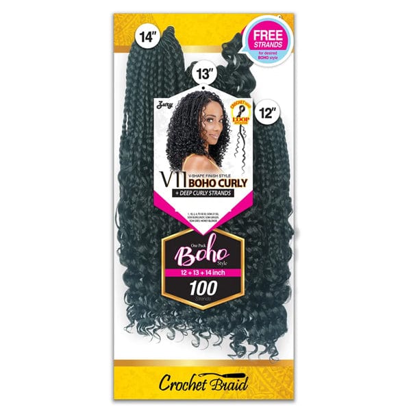 Zury Sis Synthetic Crochet Braid - V11 BOHO CURLY 12