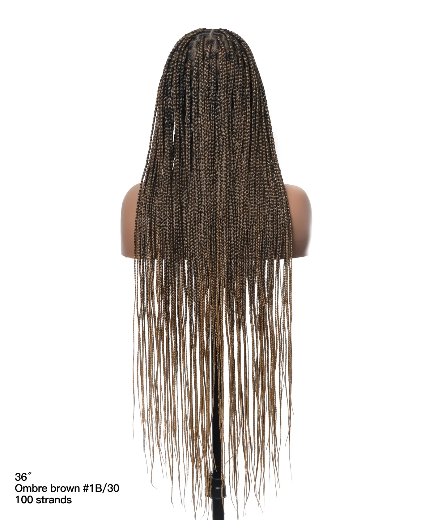 Pre Bleached Human Hair Lace Lightweight Knotless HD Lace Box Braided Wig - Airhomei