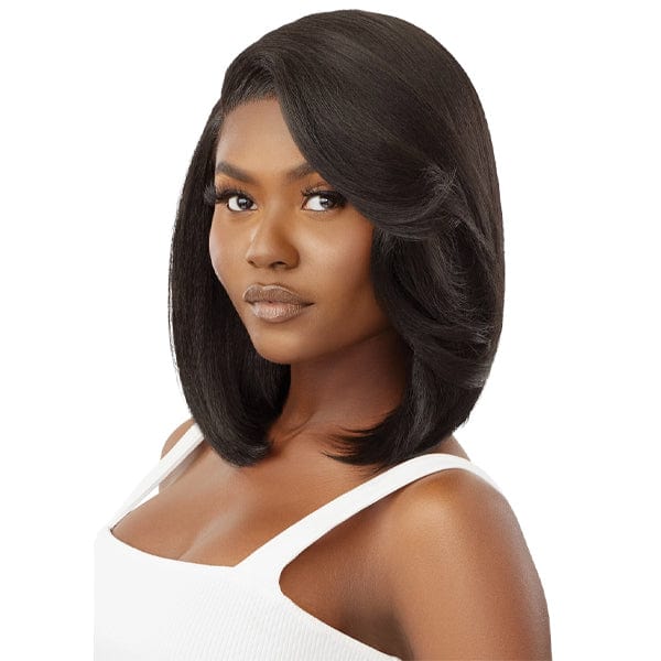Outre Synthetic Sleeklay Part HD Lace Front Wig - RUDY - Airhomei