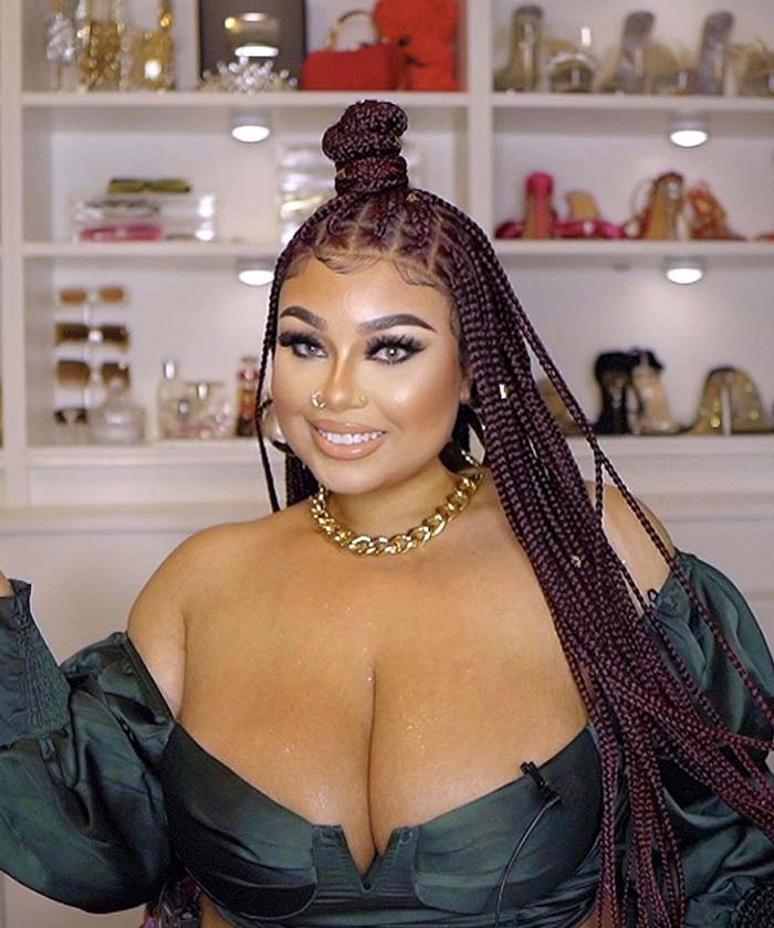 Fancivivi Knotless Braids Over Hip-Length 36