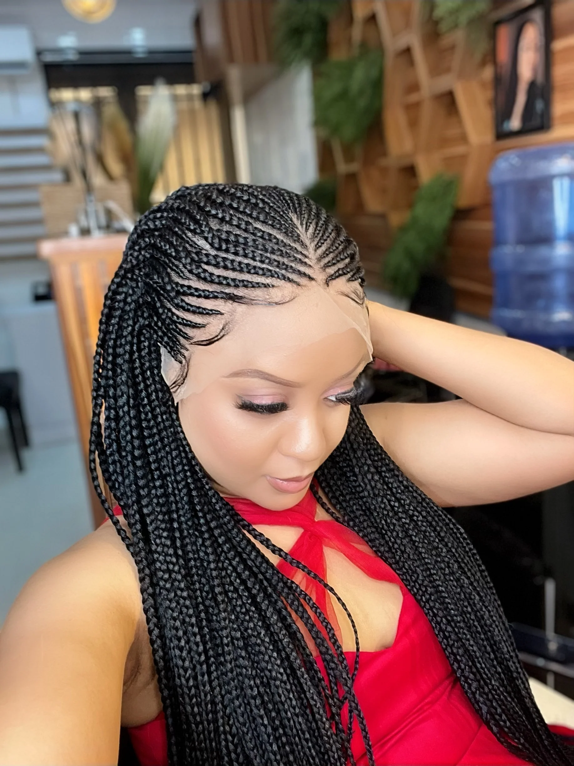 Dera Unit - Cornrow Braided Wig - Airhomei
