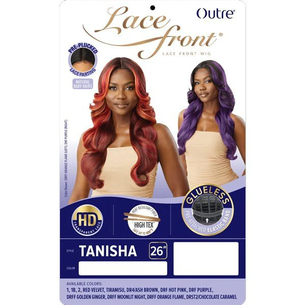 Outre Synthetic Swiss HD Lace Front Wig - TANISHA - Airhomei