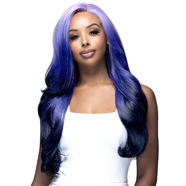 Bobbi Boss Human Hair Blend 13X4 Swiss Lace Front Wig - MBLF400 ADRIE - Airhomei