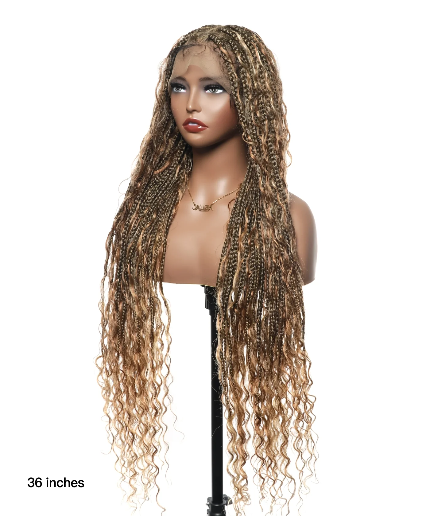 Knotless Tangleless Boho Box Braided Wig 36