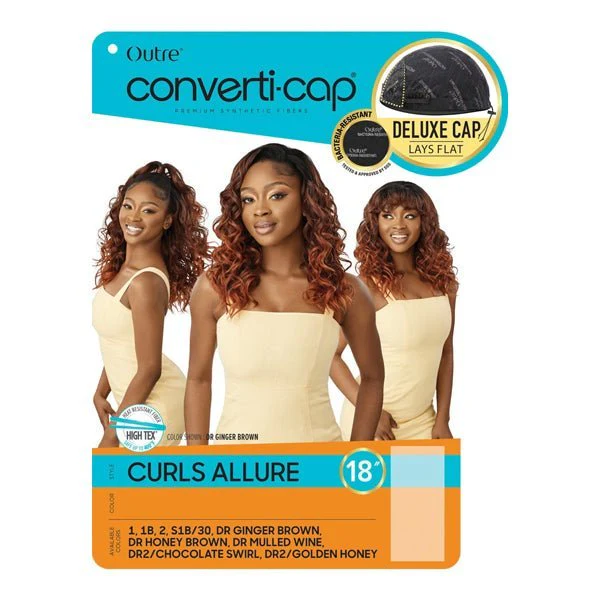 Outre Converti Cap Synthetic Hair Wig - CURLS ALLURE - Airhomei