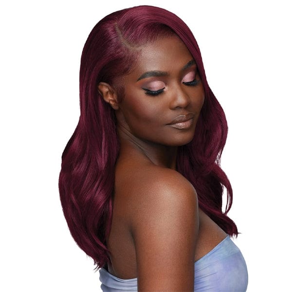 Outre Airtied Human Hair Blend Glueless 13X6 HD Lace Front Wig - HHB LOOSE BODY WAVE 18