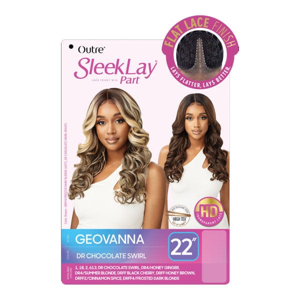 Outre Synthetic Sleeklay Part HD Lace Front Wig - GEOVANNA - Airhomei